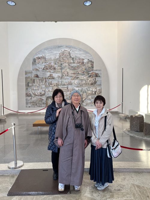 パレストリーナ国立考古学博物館のナイル川のモザイク（紀元前2世紀ころの作品）