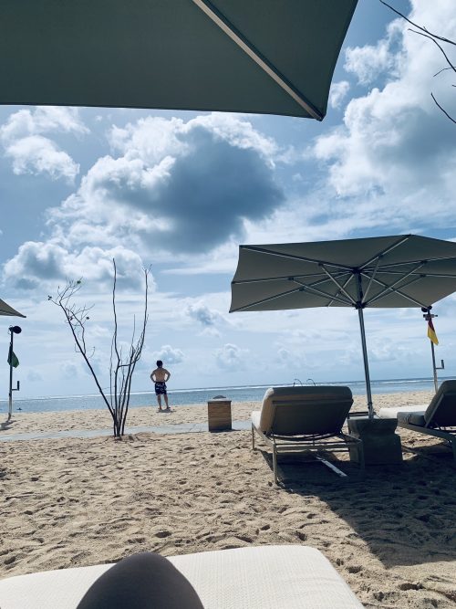 ムリアリゾートのプライベートビーチ