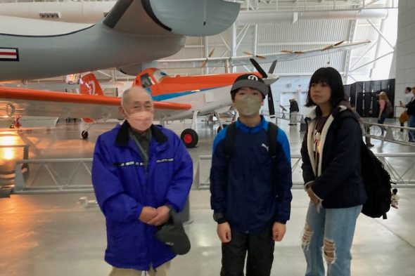 ウドバー・ハジー・センター（Udvar-Hazy Center）にて