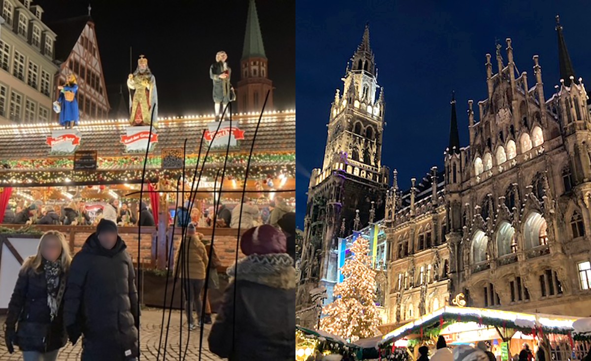 クリスマスシーズンの美しいドイツ