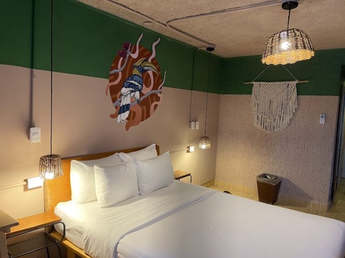 宿泊ホテルの部屋