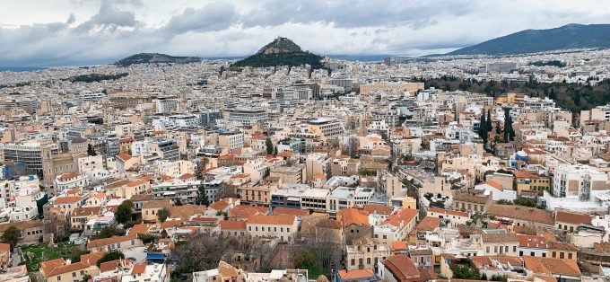 アテナイのアクロポリスから撮影