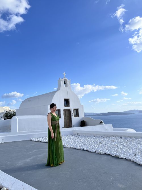 サントリーニ島でウェディングフォト！