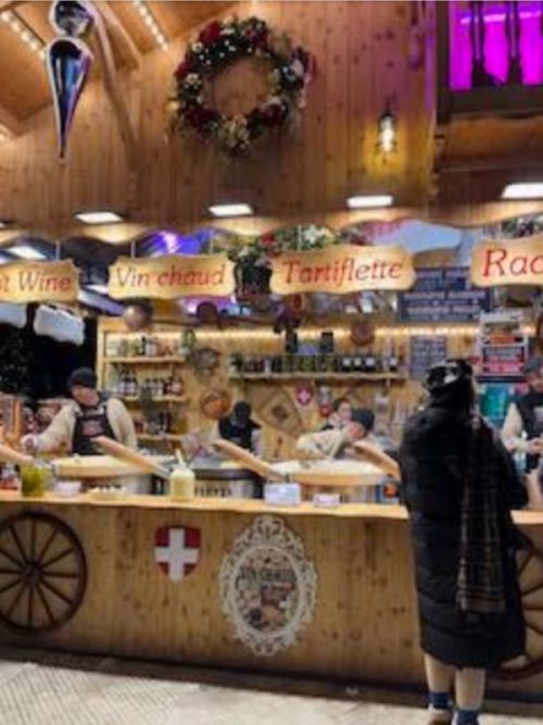 チュイルリー庭園のクリスマスマーケット