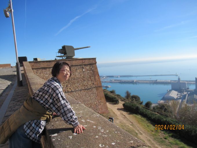 地中海を一望できます