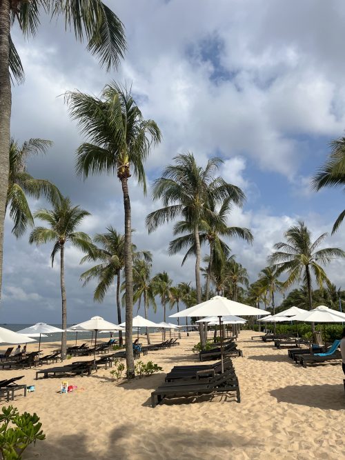 ホテルのビーチ