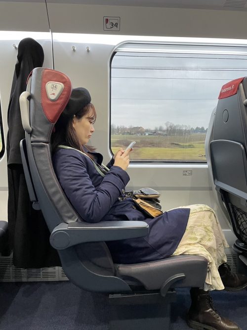 フィレンツェへ向かう車中