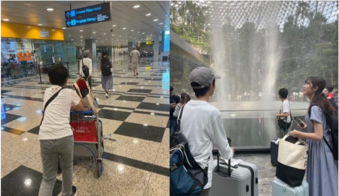 ユニクロや日本食のお店もある広い空港で<BR>まるで日本のショッピングモールのような雰囲気でした