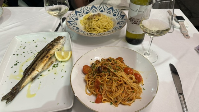 レストラン「Il Gallo Nero」で夕食(2019年のリピートです♩)