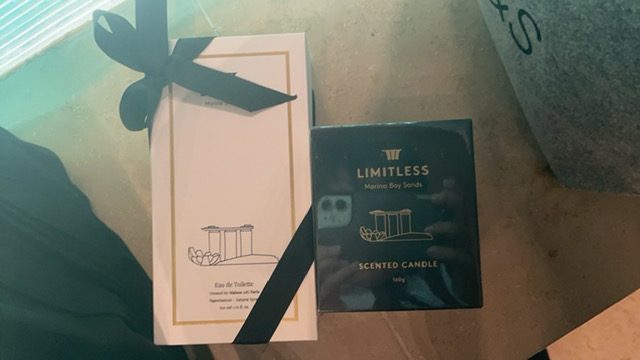 キャンドルと香水