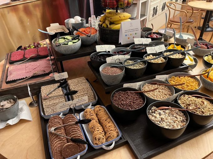 レイキャビックセントラムの朝食