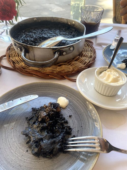 イカ墨パエリア