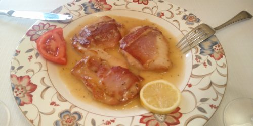 料理（サルティンボッカ)、イタリアは料理もおいしい！