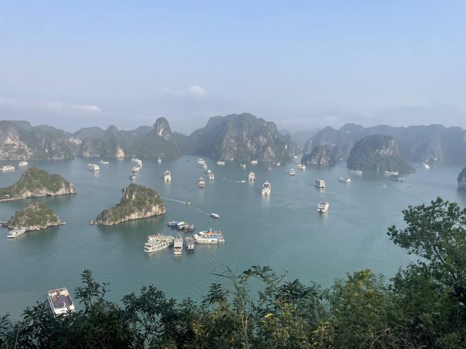 ティートップ島展望台からの景色