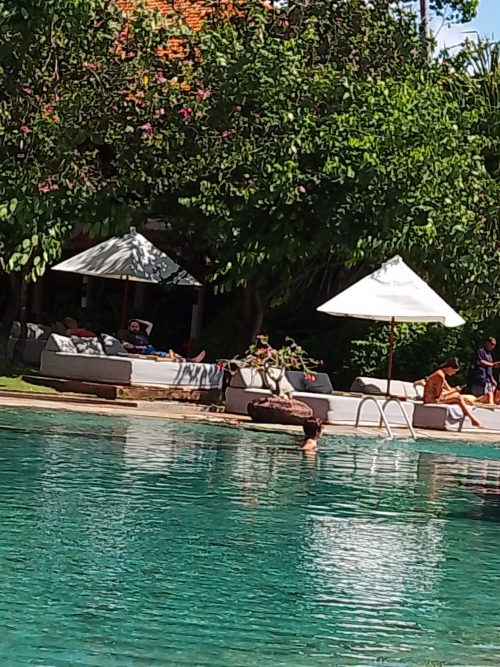 ホテルのプール