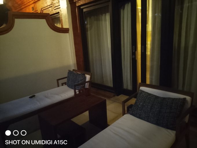 お気に入りだったベッド付きのベランダ