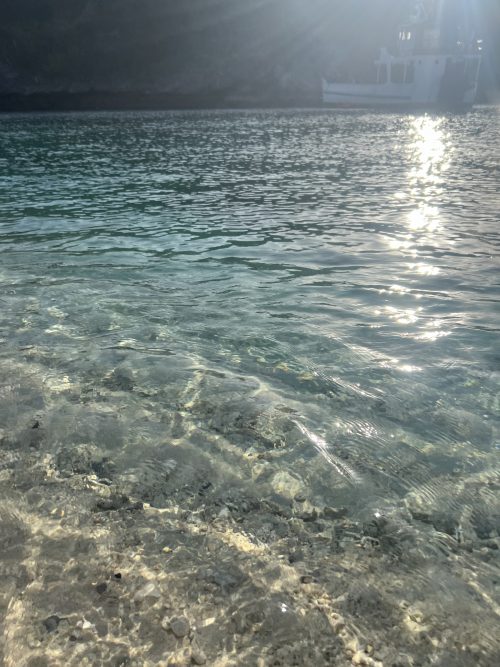 海はめちゃくちゃ綺麗でした！