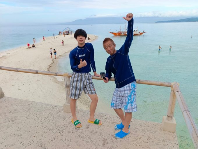 海は凄く綺麗でした！