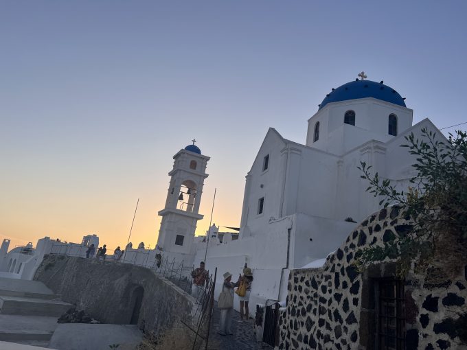 どこも可愛いサントリーニ島の街並み