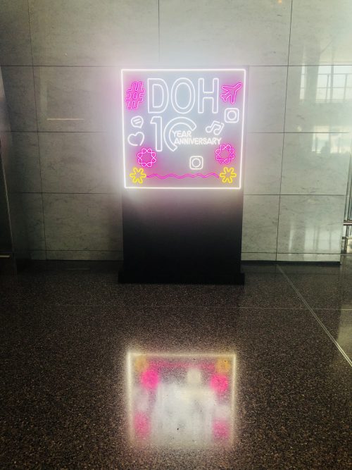 創立10周年のドーハ空港
