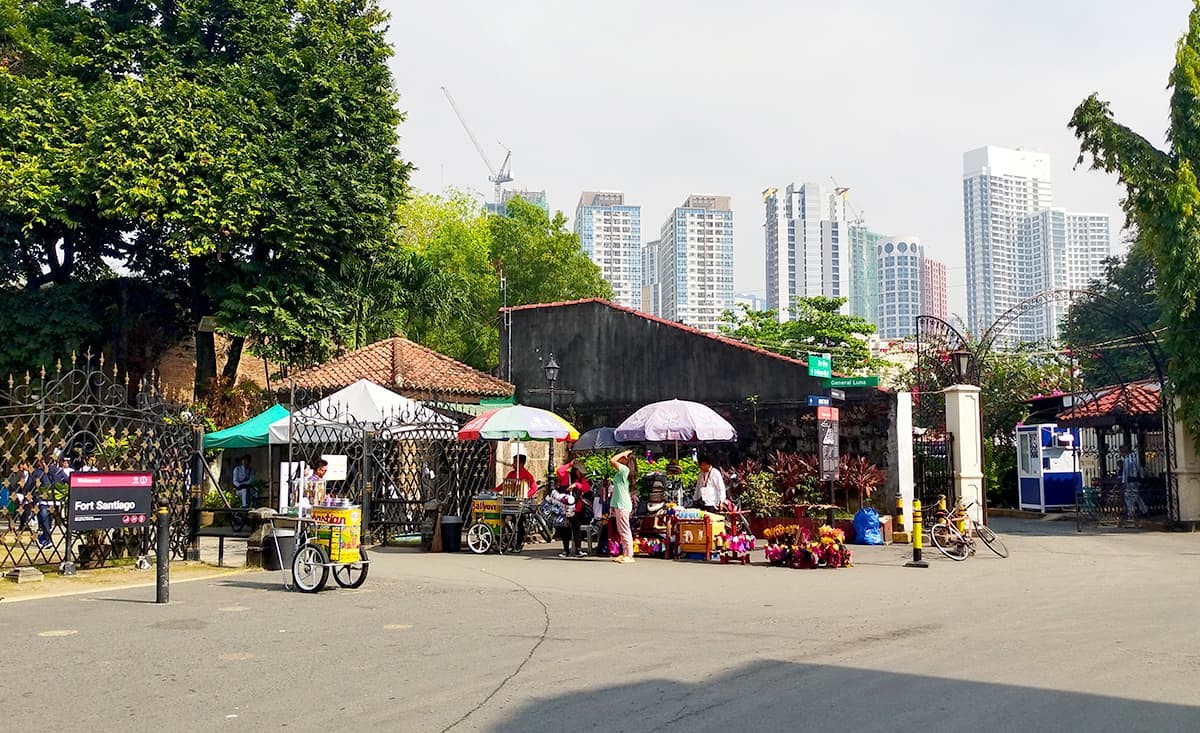 マニラの街並み