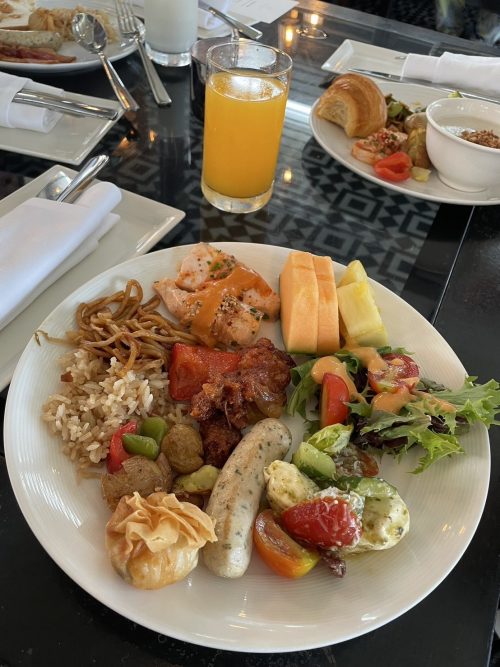 マリーナベイサンズの朝食