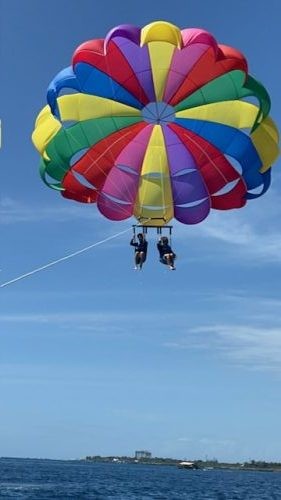 パラセーリング！爽快でした