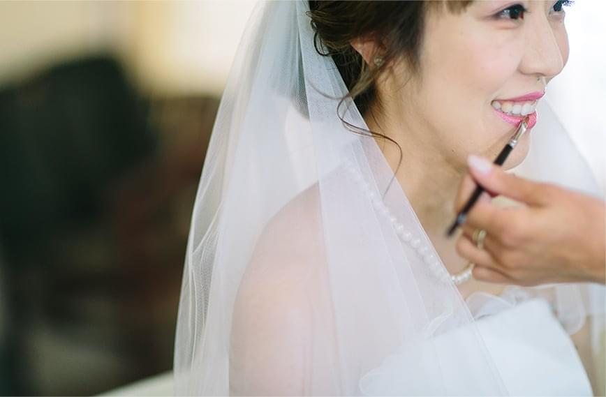 新婦様のヘアメイク