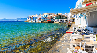 中心地 ミコノスタウン