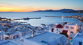 中心地 ミコノスタウン