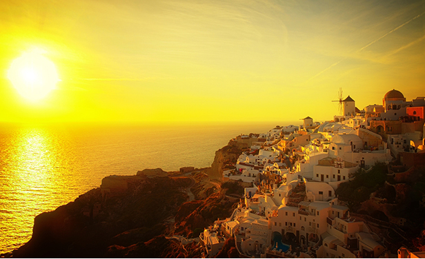 世界一美しいサンセット イア