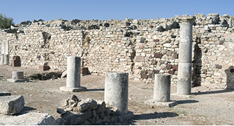 島を一望 古代ティラ遺跡