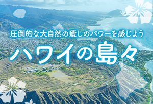 ハワイの島々《オアフ島／ハワイ島／マウイ島》