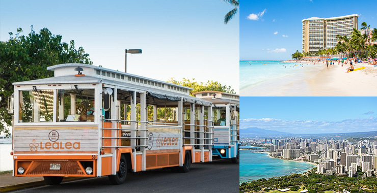 プラン3.乗り降りカンタン！滞在中レアレアトロリー乗り放題！