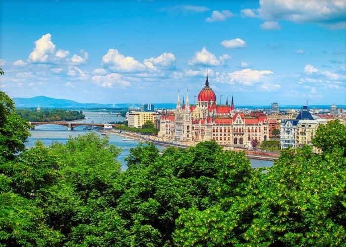 自然も豊かなブダペスト