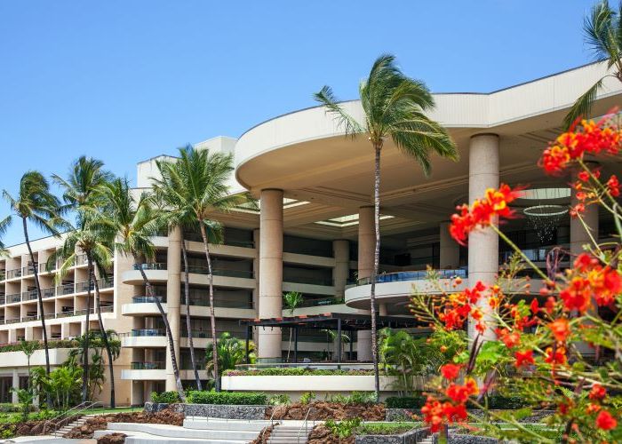 ハワイらしい雰囲気のホテル