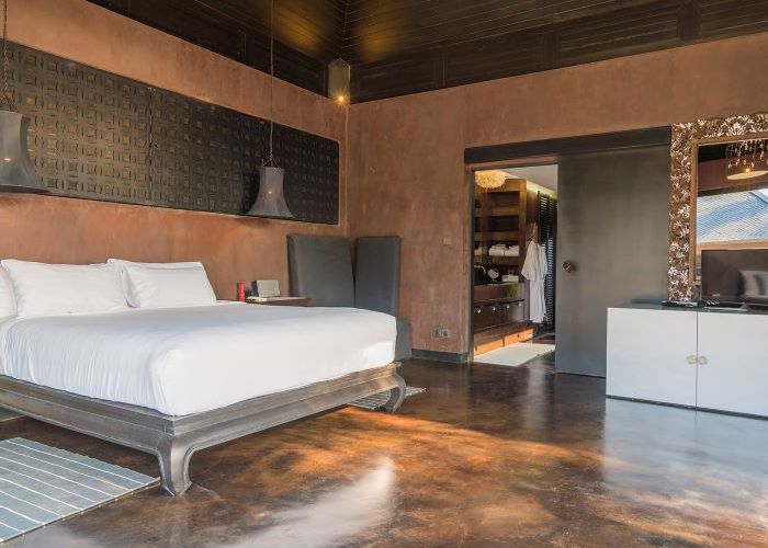 アジアンテイストがオシャレなベッドルーム