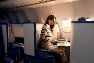 ビジネスクラス「デルタ・ワン」