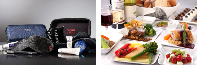 ビジネスクラス「デルタ・ワン」