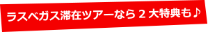ラスベガス滞在ツアーなら2大特典も