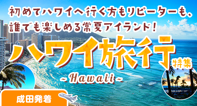 トラベルスタンダードジャパンで行く！ハワイ旅行　