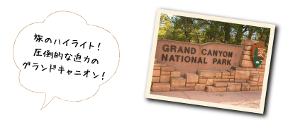 旅のハイライト!圧倒的な迫力のグランドキャニオン!