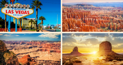 ラスベガス発着でグランドサークルを巡る！