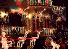 「ダイカーハイツ」のクリスマスイルミネーション