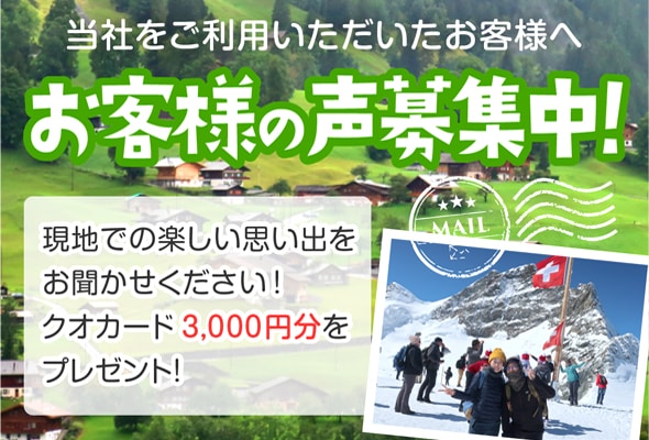 お客様の声募集中！