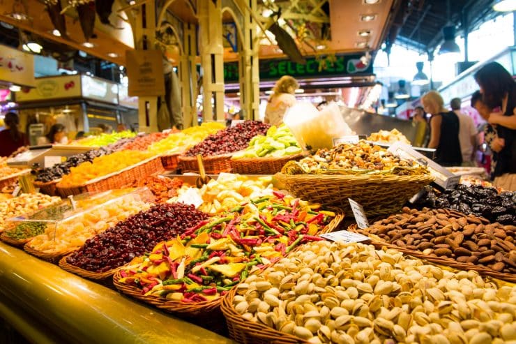 サン・ジョセップ市場（通称ボケリア市場）