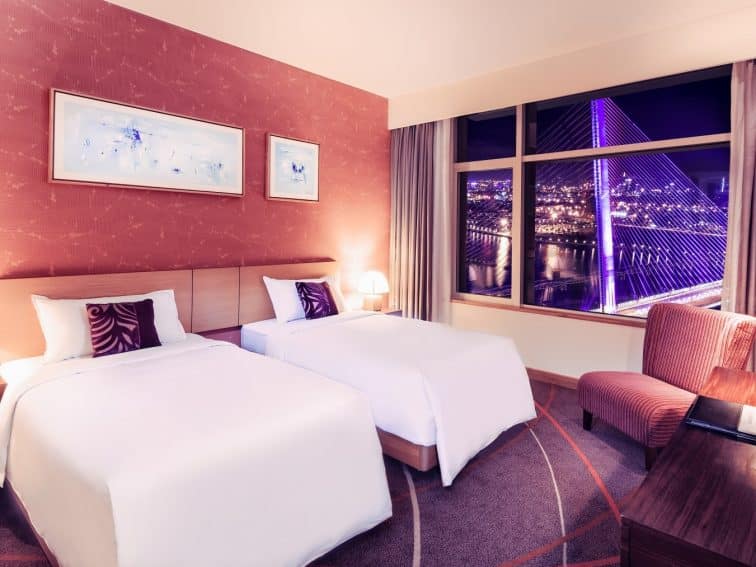 グランメルキュールダナンのスーペリアルームの客室