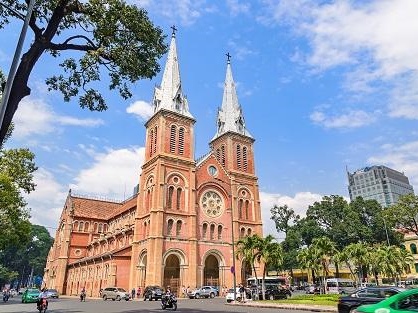 ホーチミンのサイゴン大聖堂