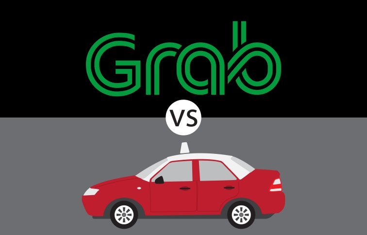 街中のタクシーとGrabタクシーはどっちが使いやすい？