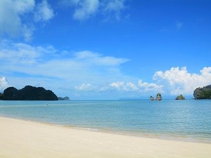 ランカウイ島のタンジュンルービーチ